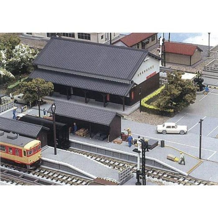 Nゲージ イージーキット ローカル貨物 ホームセット 鉄道模型 駅舎 