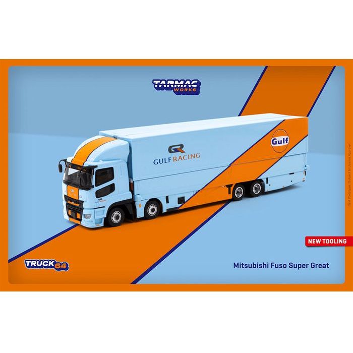 ターマックワークス 1/64 Mitsubishi Fuso Super Great GULF Racing