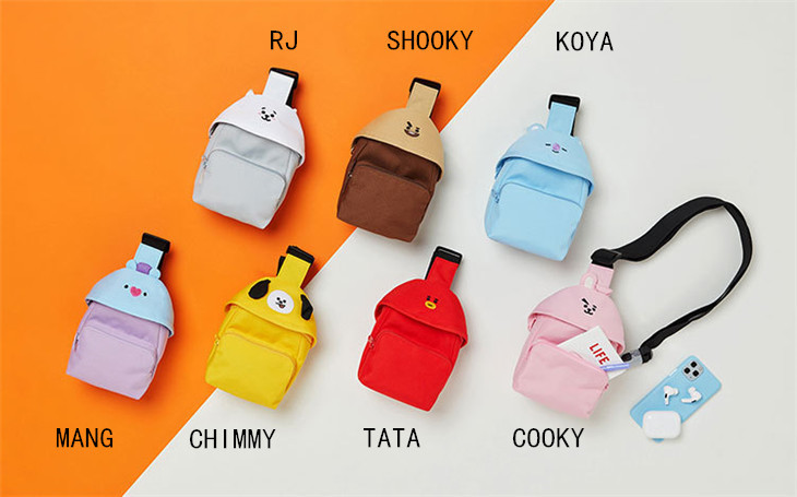 BTSグッズ ショルダーバッグ ビーティー21 防弾少年団 BT21