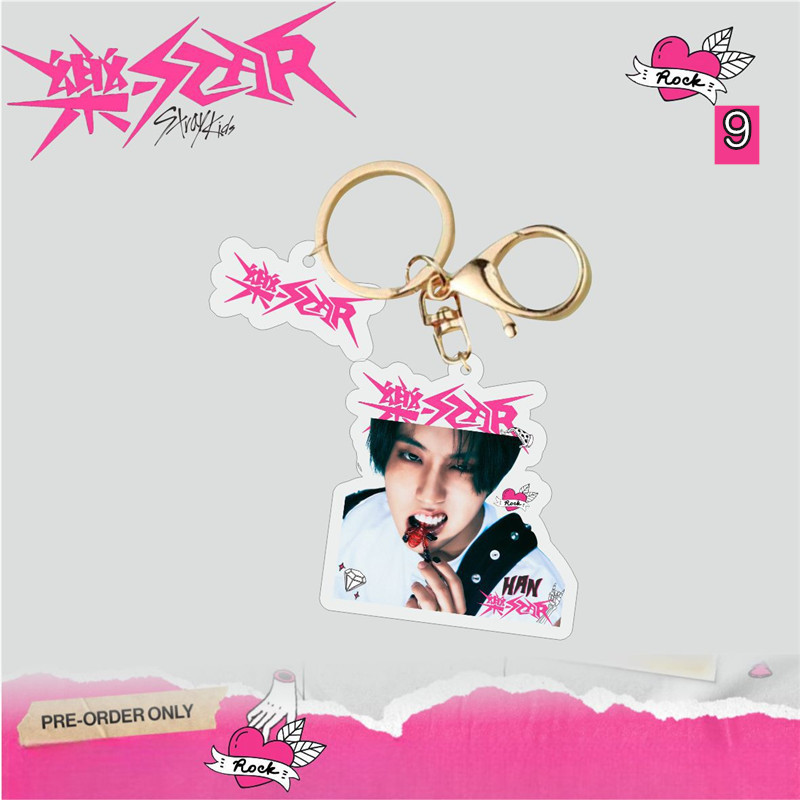 2番目半額 Stray Kidsグッズ SKZ キーリング プラスチック 樂-STAR ストレイキッズ キーホルダー グッズ キーチェーン アクセサリー 携帯 鍵 自動車飾り 小物｜flysell｜10