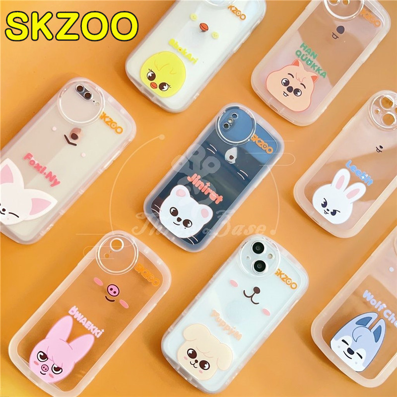 SKZOOグッズ iPhone15/15Pro/15Promax/14/13 透明 ケース Stray