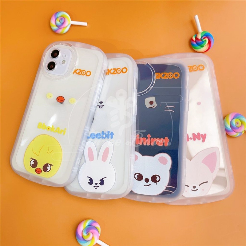SKZOOグッズ iPhone15/15Pro/15Promax/14/13 透明 ケース Stray