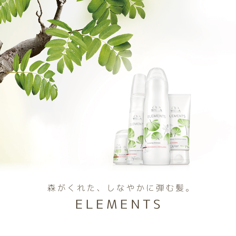 エレメンツ ウエラ R シャンプー 250ml 植物由来のシャンプー 乾燥肌