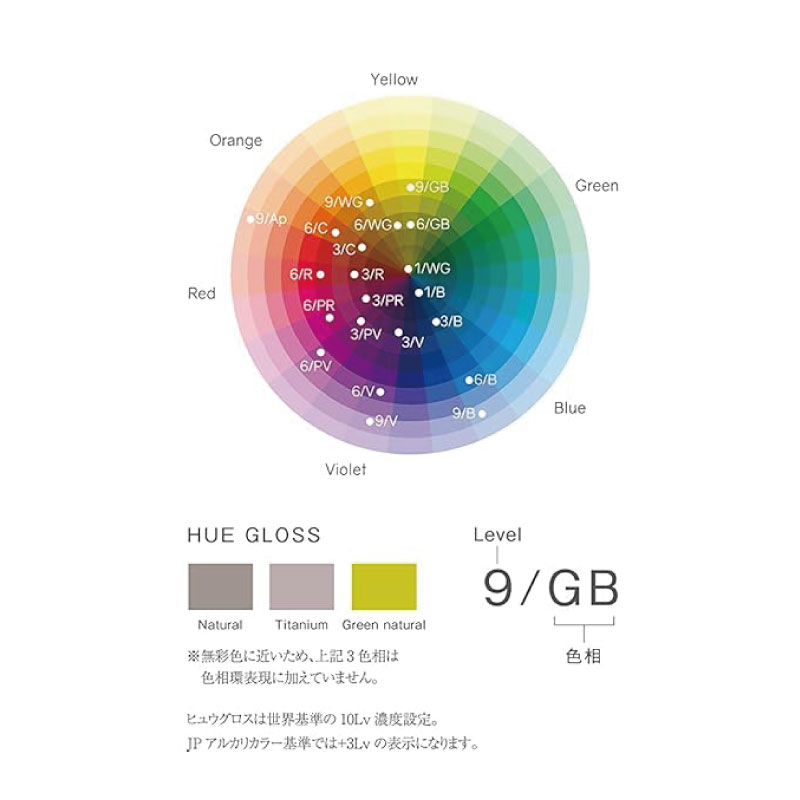 HUE ナンバースリー ヒュウ グロス 各60ml 医薬部外品 毛染め カラー