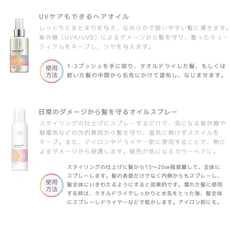 ウエラ カラーモーション＋ 4ウィーク プログラム 20ml×4 カラーケア