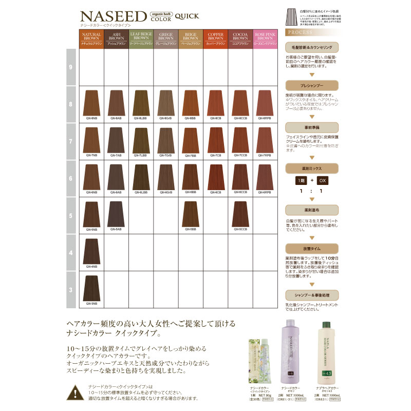 ナプラ ナシード ファッションカラー N-Br12 80g 美容室専売 美容院
