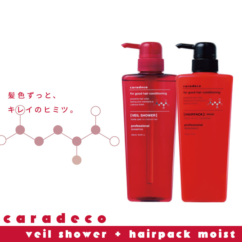 caradeco ナカノ キャラデコヴェールシャワー 500ml+ヘアパック
