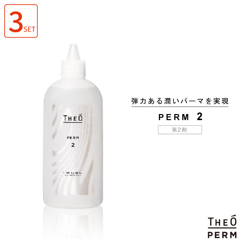 パーマ1液3個セット THEO □3個セット□ ルベル ジオパーマ 第2剤 300ml 医薬部外品 パーマ
