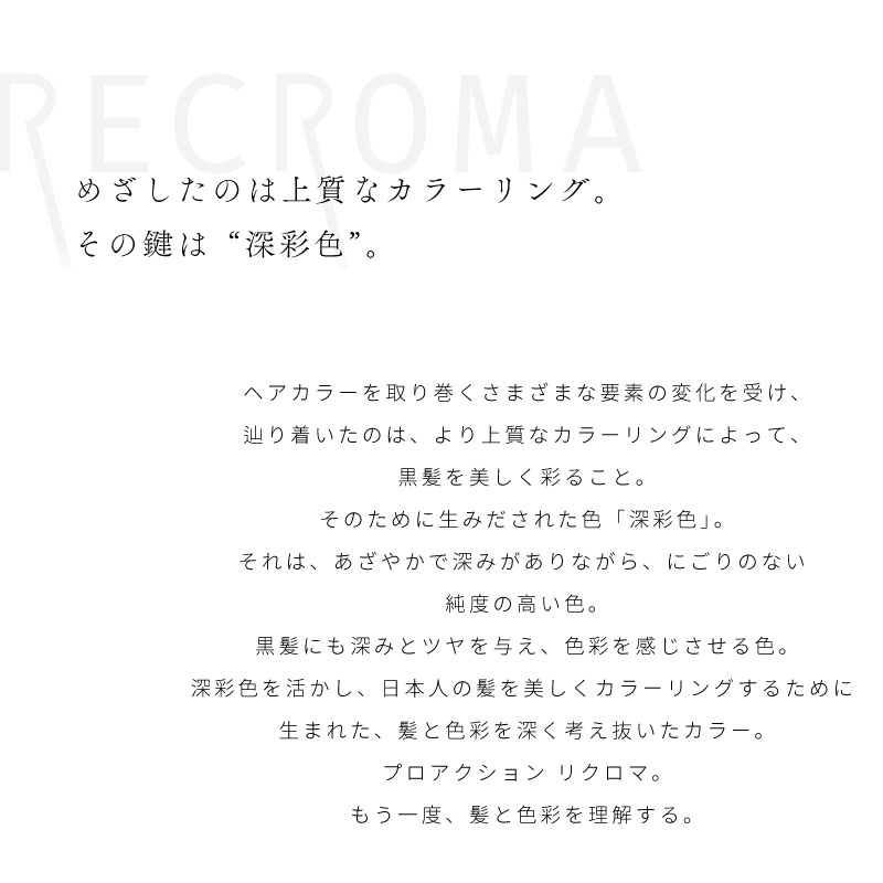 RECROMA ナンバースリー プロアクションリクロマ ブラック BL
