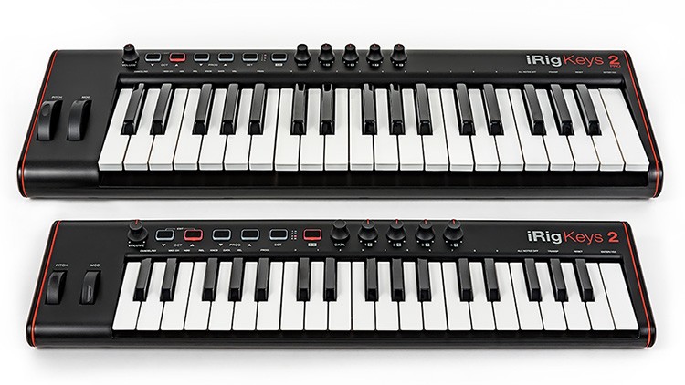 MIDIキーボード IK Multimedia iRig Keys 2 37鍵 ミニサイズ MIDI USB 