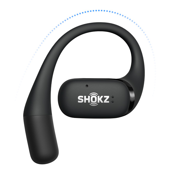 Shokz OpenFit ワイヤレスイヤホン Bluetooth ブラック ベージュ : skz