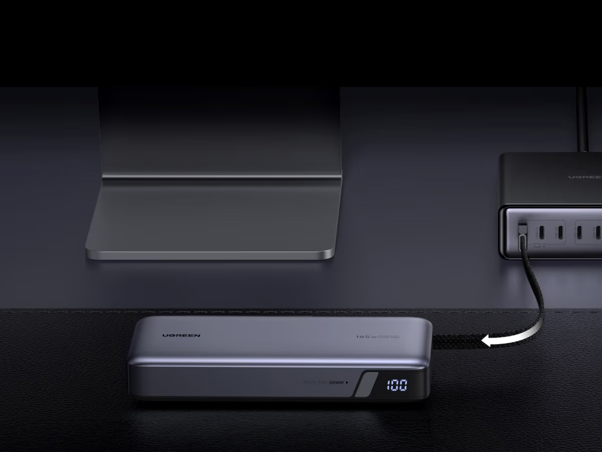UGREEN UGREEN 25000mAhケーブル内蔵モバイルバッテリー 55995B