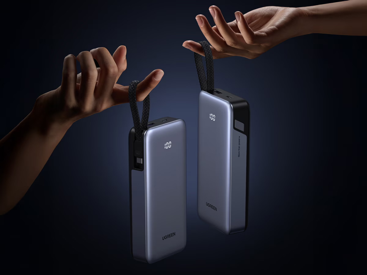 UGREEN UGREEN 20000mAhケーブル内蔵モバイルバッテリー 55988B