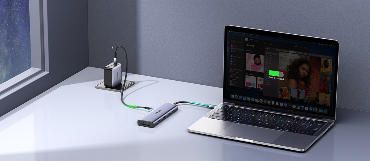 UGREEN UGREEN Revodok 9-in-1 USB-C ハブ 15375 : FOCAL POINT DIRECT