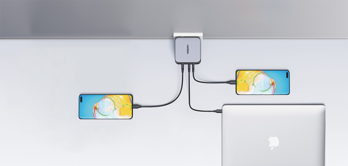 UGREEN UGREEN Nexode 急速充電器 140W GaN 2C1A 3ポート（ケーブル 