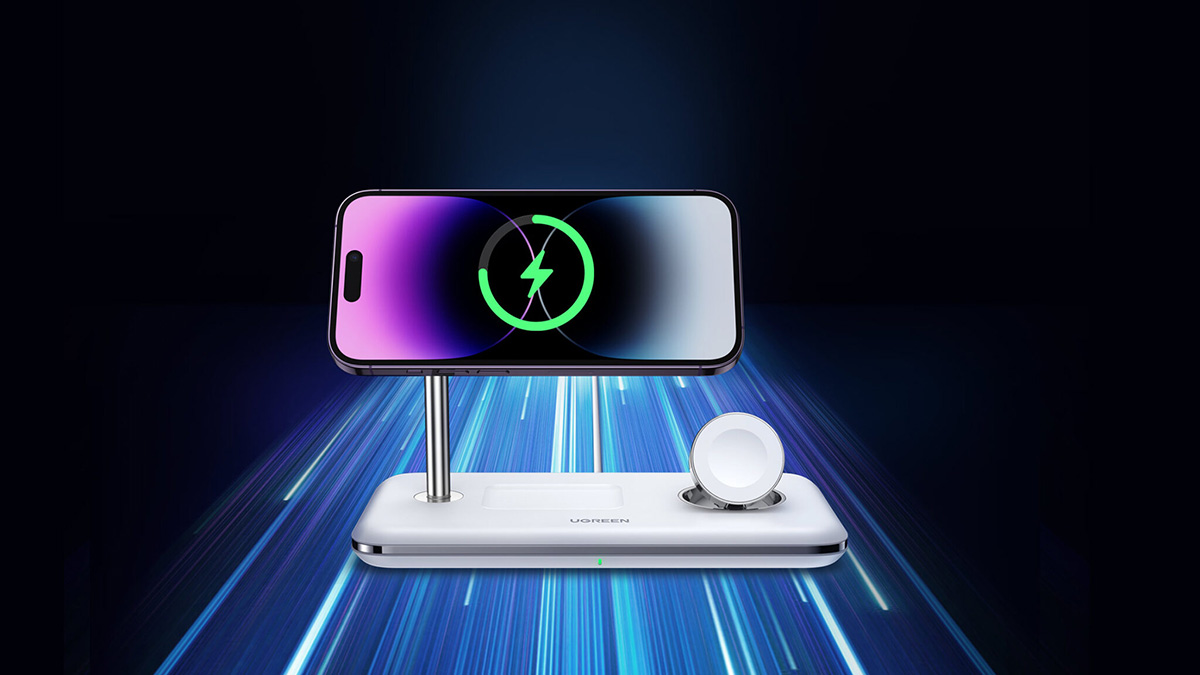 UGREEN 3-in-1 ワイヤレス充電器 おまけ UGREEN 3 in 1 ワイヤレス充電ステーション