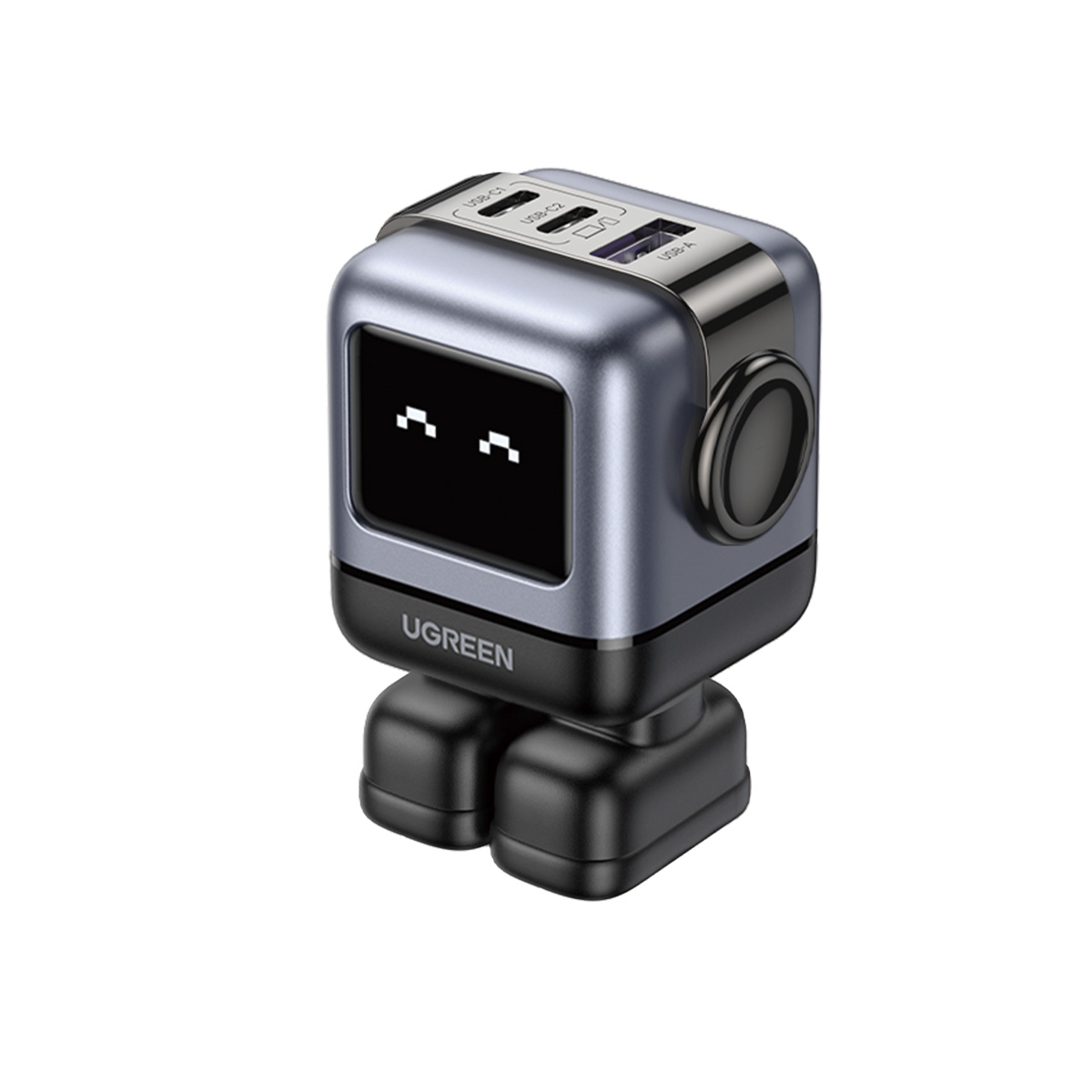 UGREEN Nexode RG 急速充電器 65W GaN 2C1A メタリックグレー 15570
