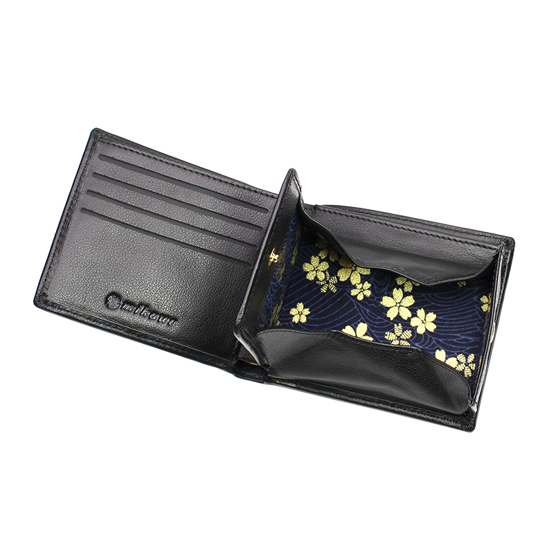 二つ折り財布 メンズ 革 本革 日本製 ブランド レザー レディース 使いやすい ボックス型 小銭入...