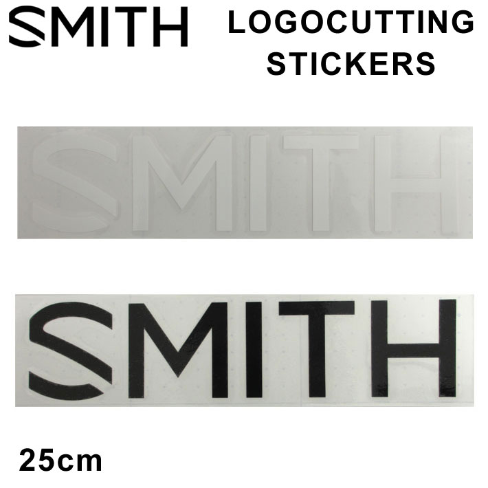 SMITH スミス LOGO CUTTING STICKER ロゴ カッティングステッカー 20cm 