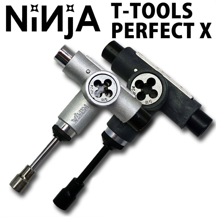 NINJA [ニンジャ] スケートボード 工具 T TOOLS PERFECT X [ツール パーフェクト テン] １０機能付き ２カラー  :sk8-itm-ninja-018:follows - 通販 - Yahoo!ショッピング