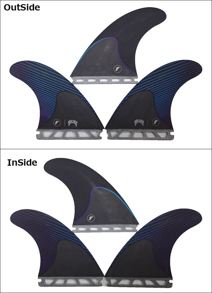 futures フィン フューチャーフィン RTM HEX CARBON MAYEM [Large