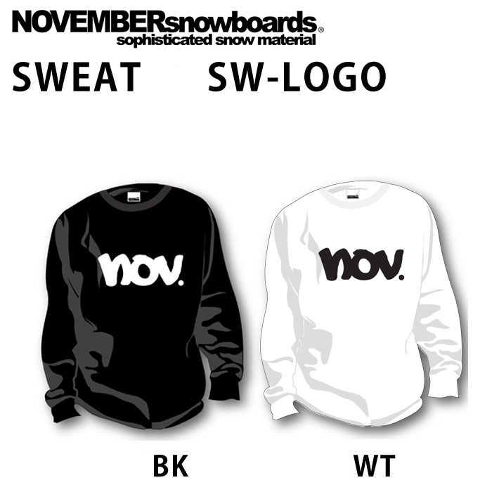 NOVEMBER（ノベンバー） スノーボード SWEAT 14 15 SW LOGO スウェット