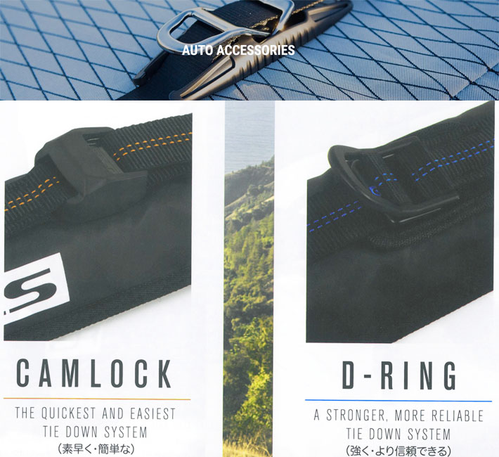 FCS サーフボードキャリア シングル D-RING SOFT RACKS