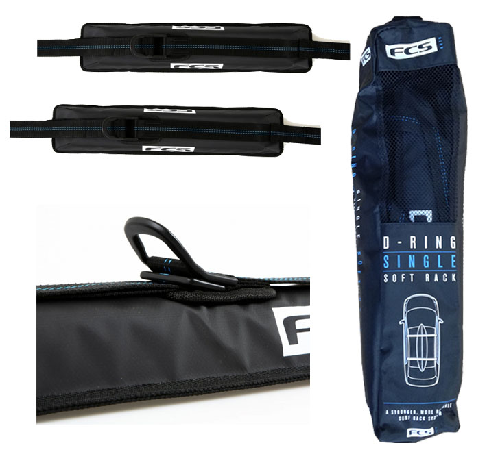 FCS サーフボードキャリア シングル D-RING SOFT RACKS