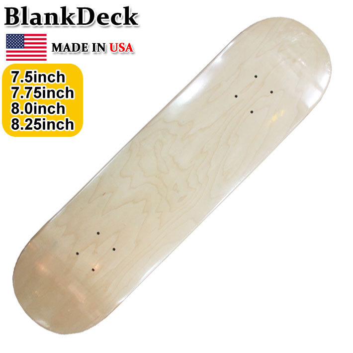 スケボー デッキ Blank Deck ブランクデッキ 無地 スケートボード Sk8 Made In Usa アメリカ製 カナディアンメイプル Follows 通販 Paypayモール