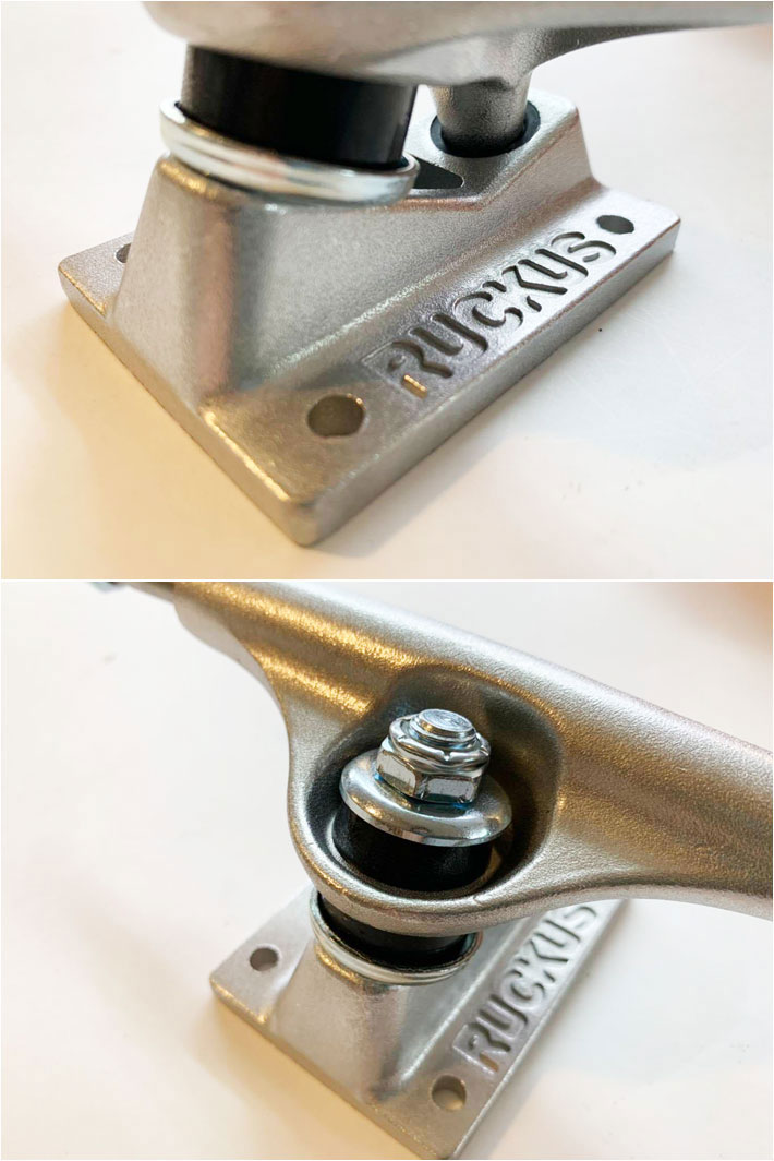 在庫限り RUCKUS ラッカス トラック BLANK TRUCK 5.0 LOW 126mm SILVER