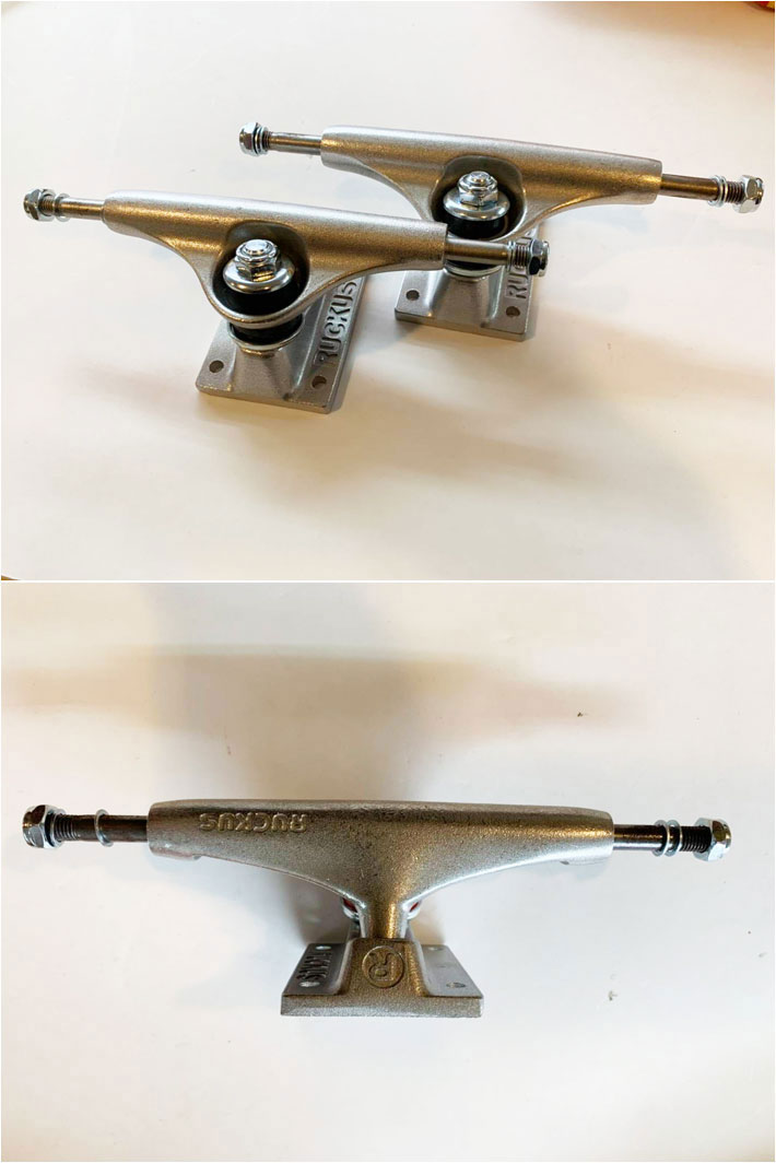 在庫限り RUCKUS ラッカス トラック BLANK TRUCK 5.0 LOW 126mm SILVER