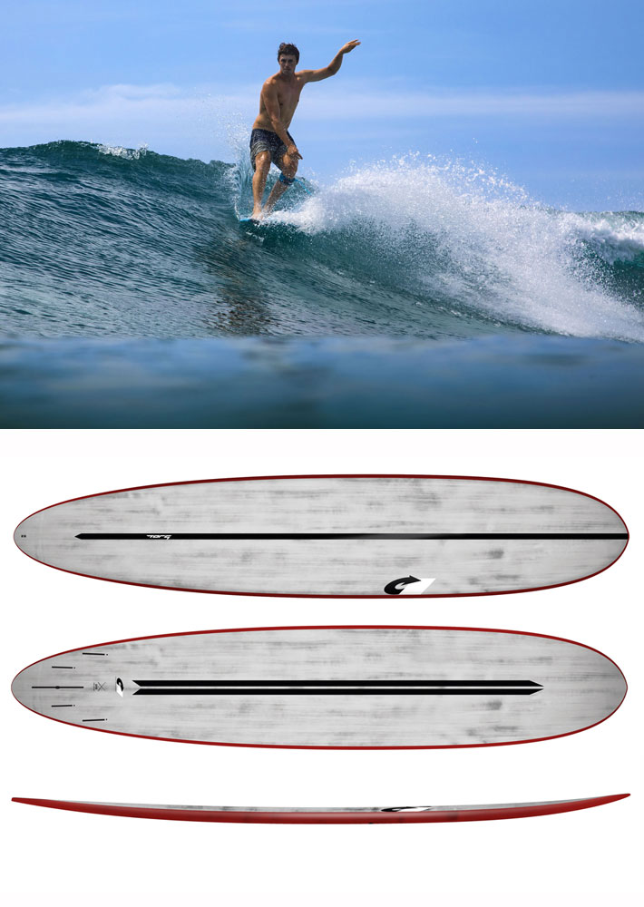 torq surfboard トルク サーフボード ACT DON HP 9'1 [Red Rail B.Gray