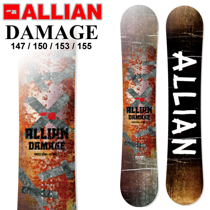 発売モデル スノーボード ALLIAN damage 147 mandhucollege.edu.mv