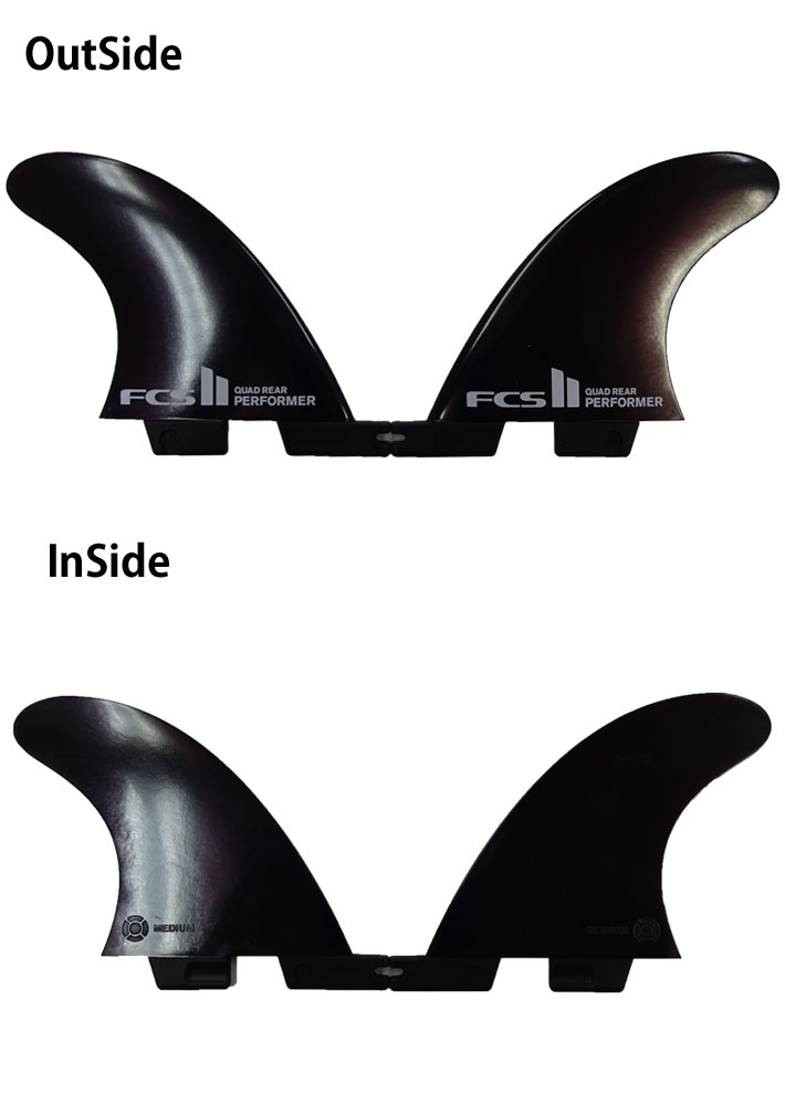 ★FCS2 QUAD REAR FIN 　クアッドフィン　パフォーマー FCS II PERFORMER QUAD REAR FIN SET - FCS JAPAN