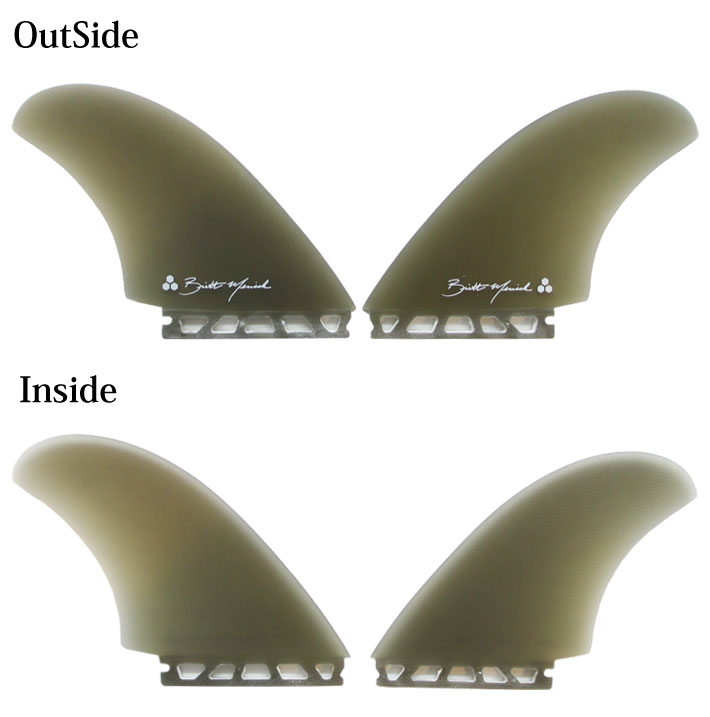 CHANNEL ISLANDS チャンネルアイランド アルメリック フィン CI BMT FIN TWIN [Smoke] future フューチャー  Britt Merrick ショートボード ツイン 2FIN