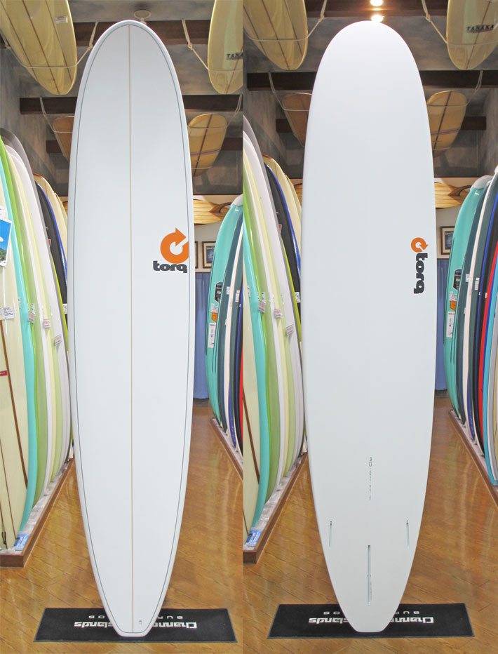 Torq Surfboard トルク サーフボード Plain 8'0 [White Pinline] ミニ