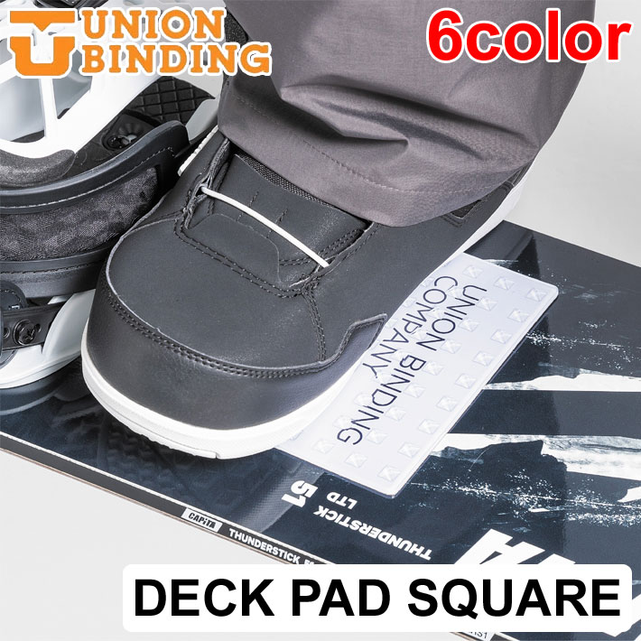 UNION BINDING ユニオン ビンディング DECK PAD SQUARE デッキパッド スクエア 滑り止め スノーボード グッズ  アクセサリー スノボ用品