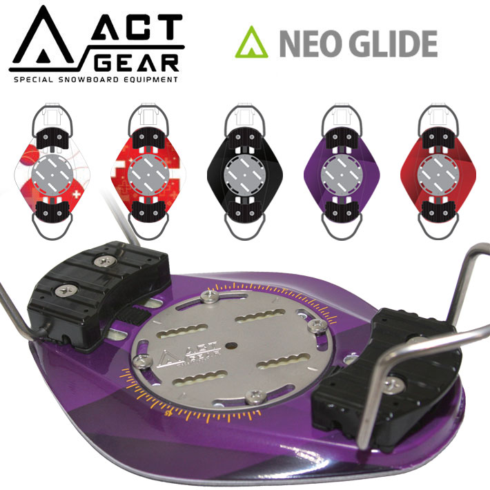 22-23 ACT GEAR アクトギア ビンディング NEO GLIDE ネオグライド ALPINE アルペン アルパイン BINDING  バインディング SNOWBOARDS スノーボード 送料無料