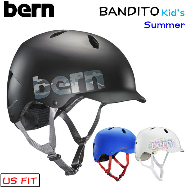bern バーン ヘルメット BANDITO バンディート SUMMER Kid's キッズ ジュニア 子供用 自転車 スケート スポーツ  follows - 通販 - PayPayモール