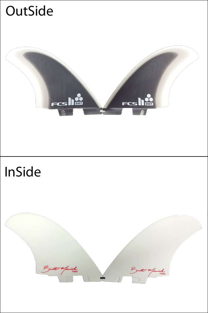 FCS2 BMT ツインフィン FCS II Al Merrick Twin + Stabiliser Fins - FCS - FCS US