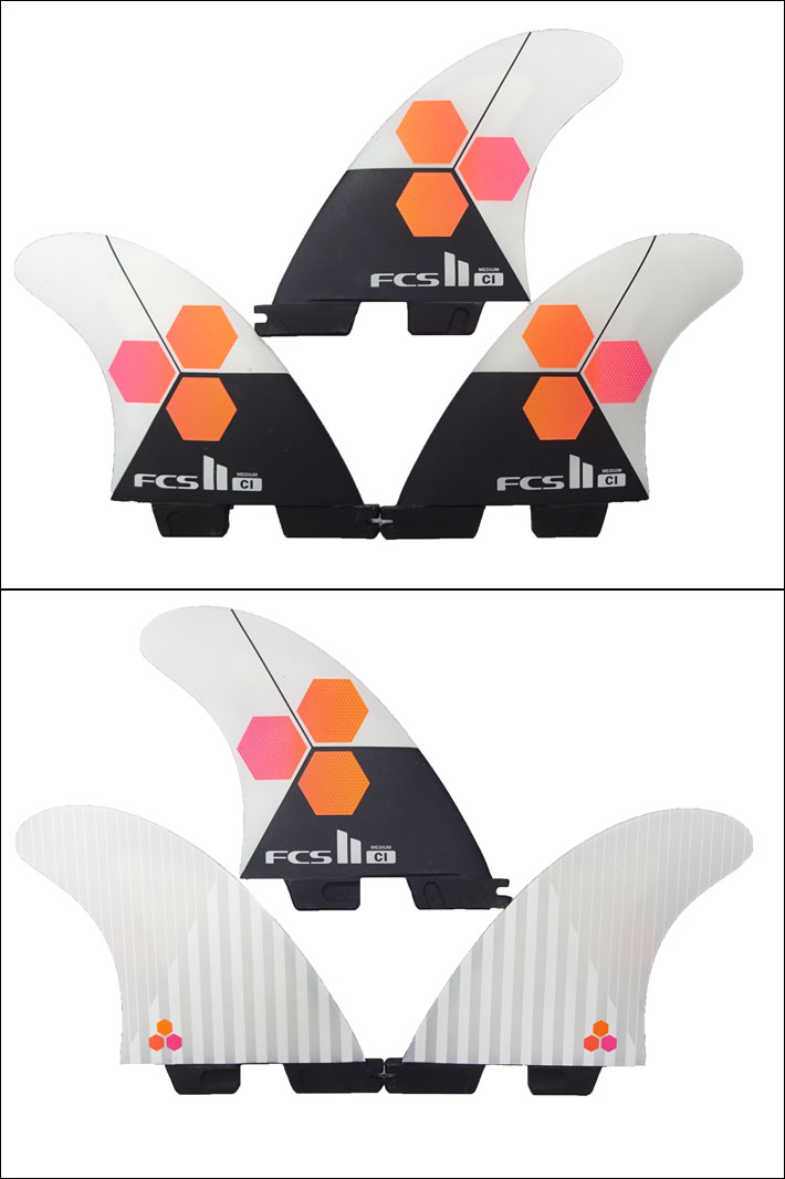 FCS FCS2 fin エフシーエスツー フィン CI TRI FIN PC WHITE
