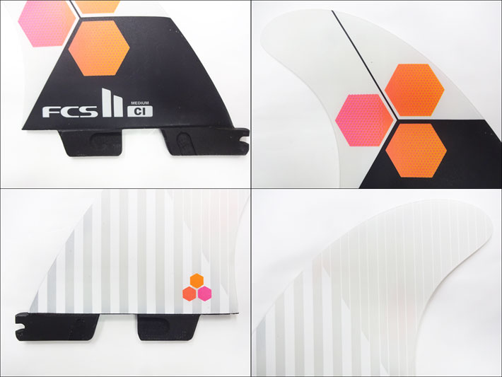 FCS FCS2 fin エフシーエスツー フィン CI TRI FIN PC WHITE