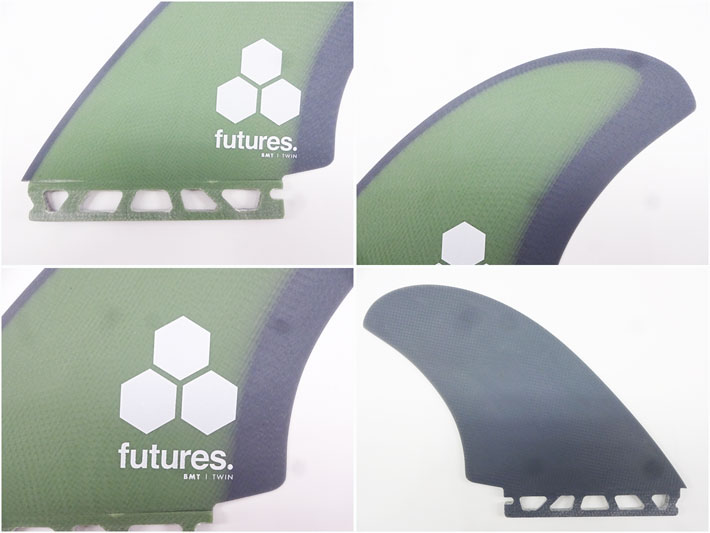 futures フィン フューチャーフィンツイン BMT TWIN KEEL FIN [GRN