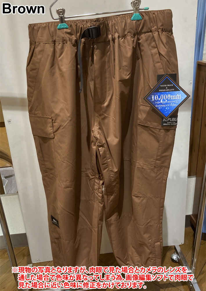 22-23 REPUBLIC&CO 7TH CHAMBER CARGO PANTS リパブリックチャンバーカーゴパンツ メンズ アウトドア キャンプ  釣り スケートボード