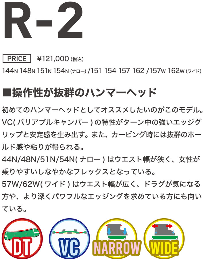 23-24 BC Stream ビーシーストリーム R-2 R2 アールツー 144-162cm