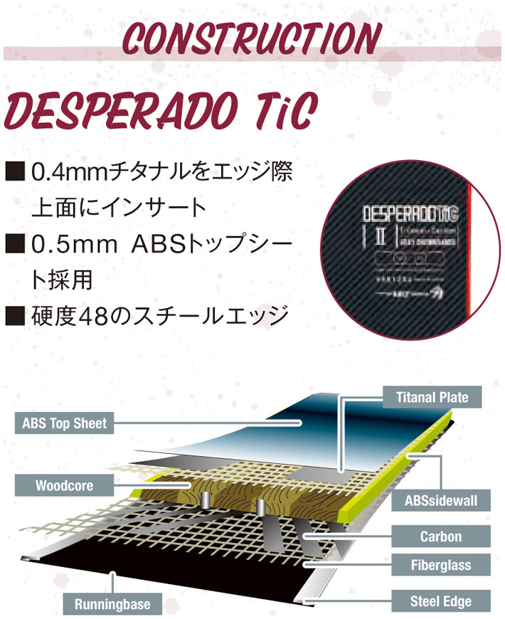 23-24 GRAY SNOWBOARDS グレイ DESPERADO TiC デスペラード 146cm