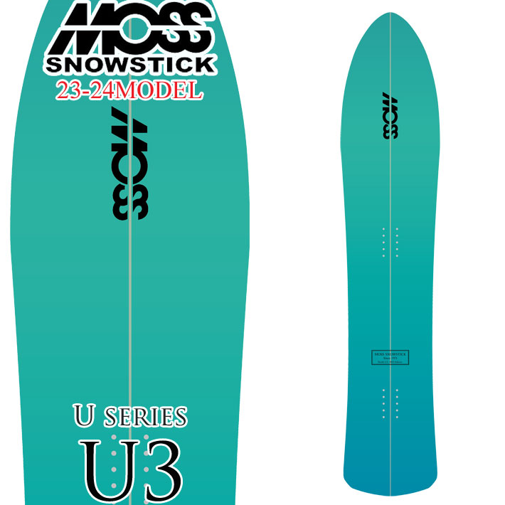 23-24 MOSS SNOWSTICK U3 モス スノースティック 144cm ユースリー