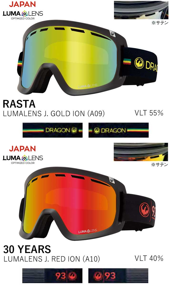 23-24 DRAGON GOGGLE [D1] ドラゴン ゴーグル ディーワン JAPAN LUMALENS ジャパンフィット スノーボード  日本正規品