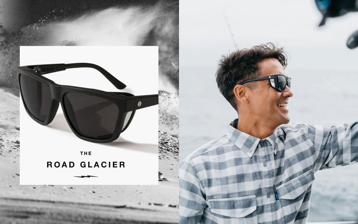 エレクトリック 偏光サングラス ロード グレイシャー BLACK FLYS ELECTRIC サングラス エレクトリック ROAD GLACIER
