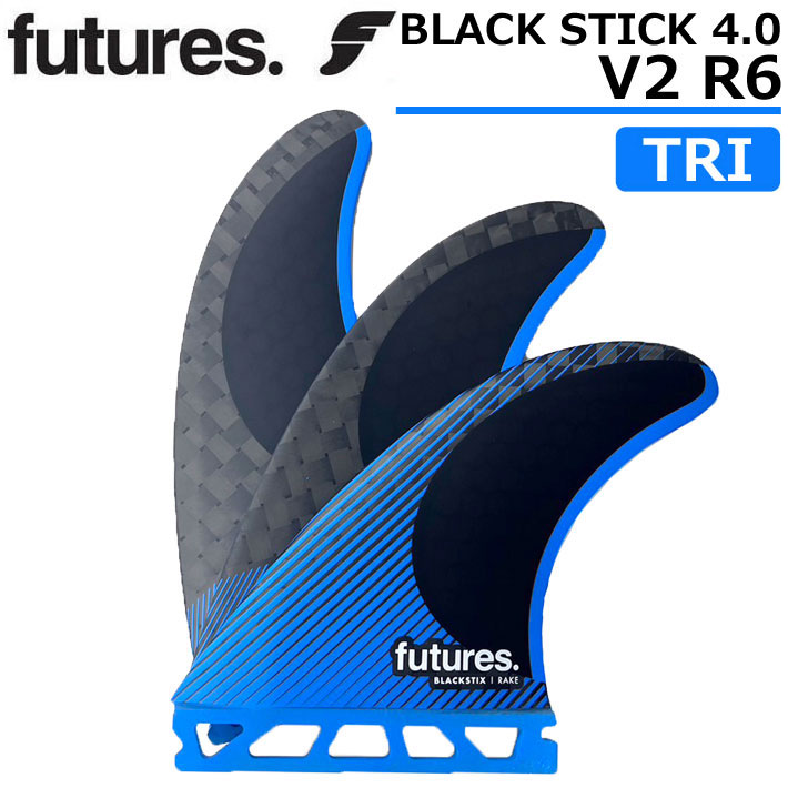 FUTURES FIN BLACKSTIX 4.0 R6 フューチャーフィン VECTOR2 FOIL